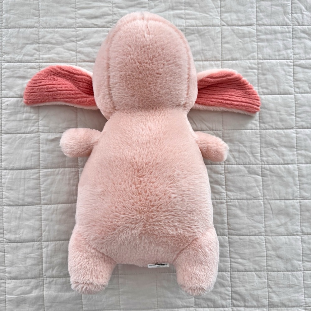 Pillowfort Bunny Plush Weighted Pillow 3lbs Sensory Friendly Pink - Picture 6 of 8